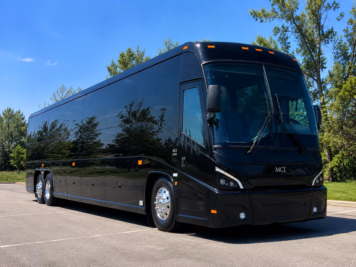 charter buses for trade show attendees traveling along the nj turnpike corridor