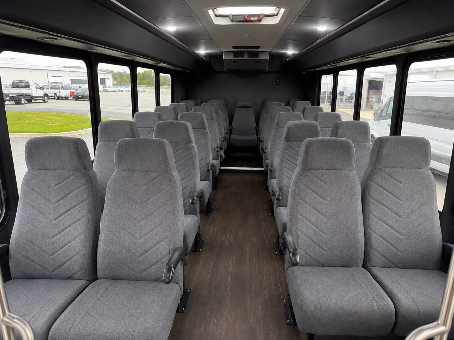 trenton 18 passenger minibus interior