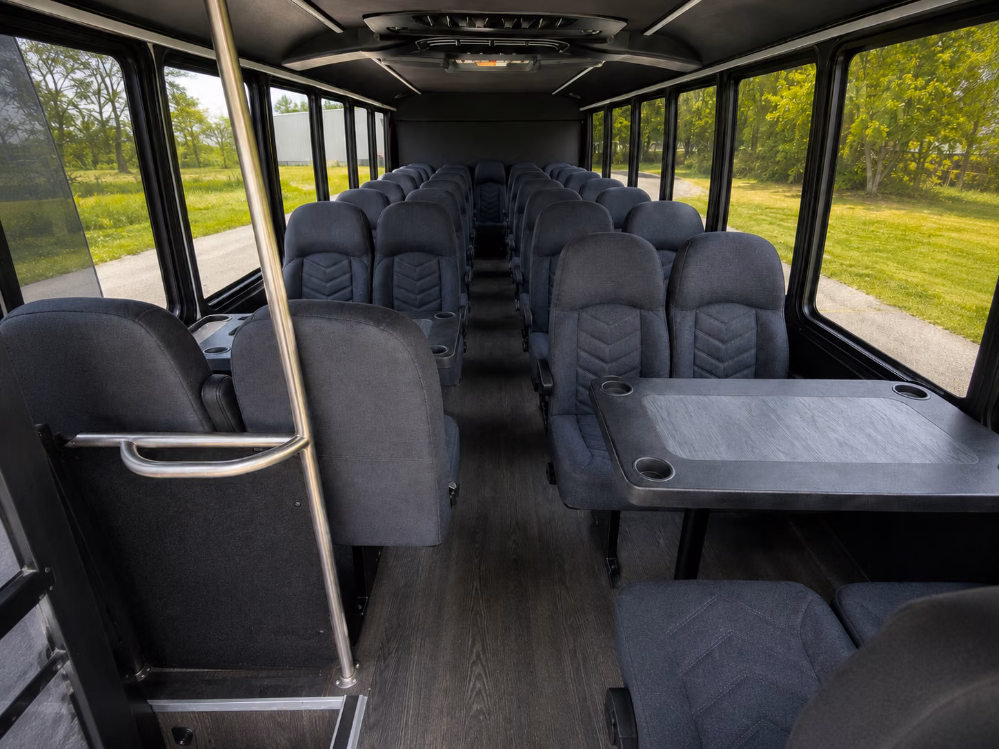trenton 20 passenger minibus inside