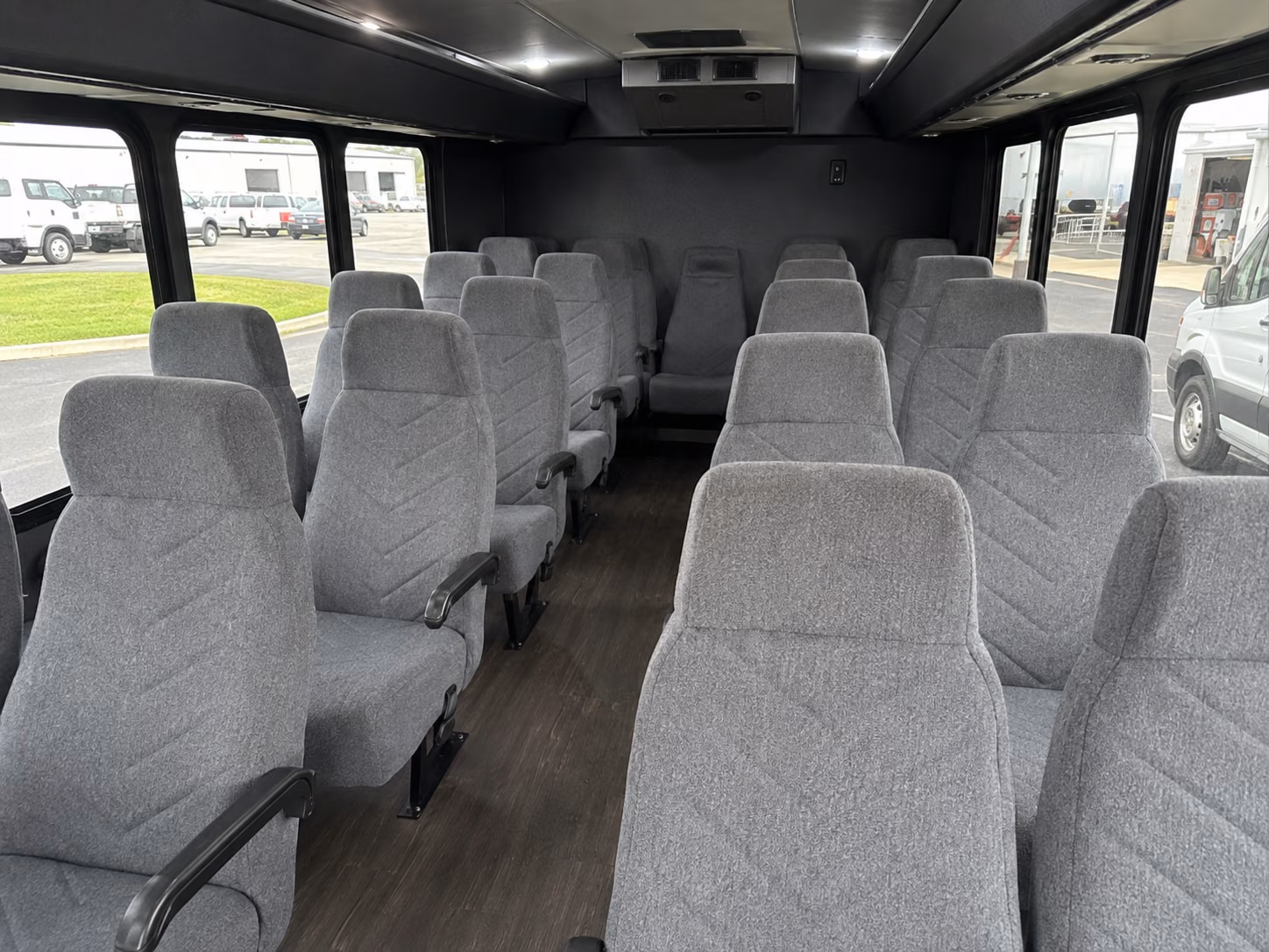 trenton 20 passenger minibus interior