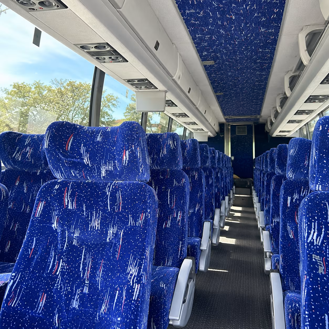 trenton charter bus inside