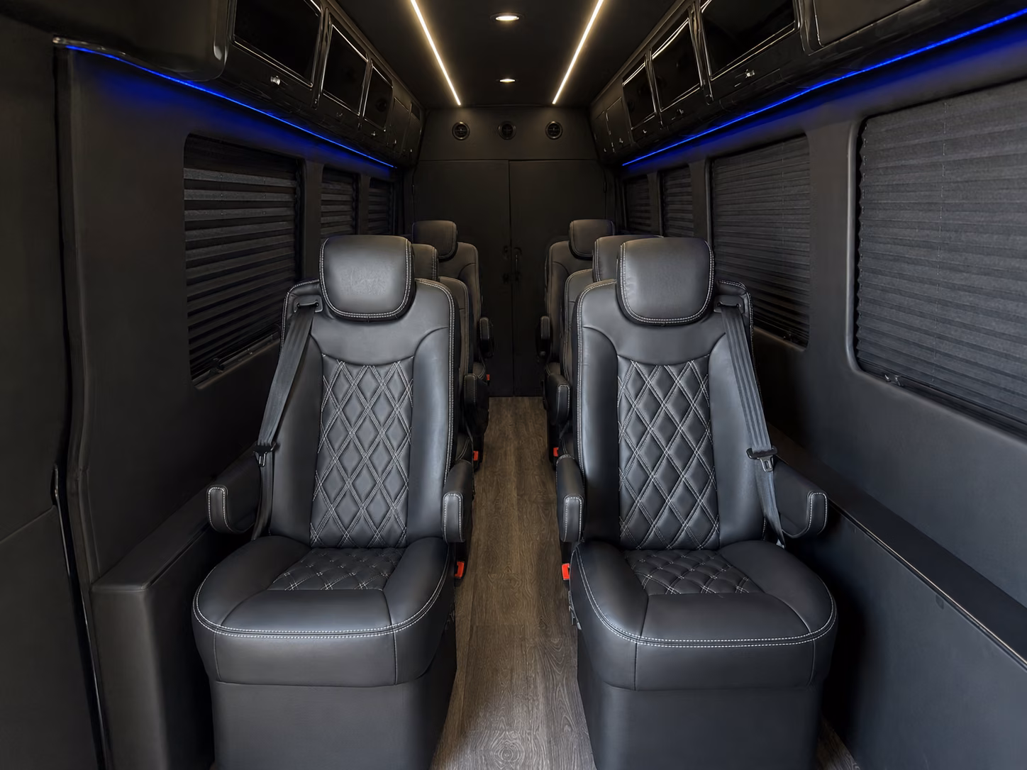 trenton sprinter van with driver inside
